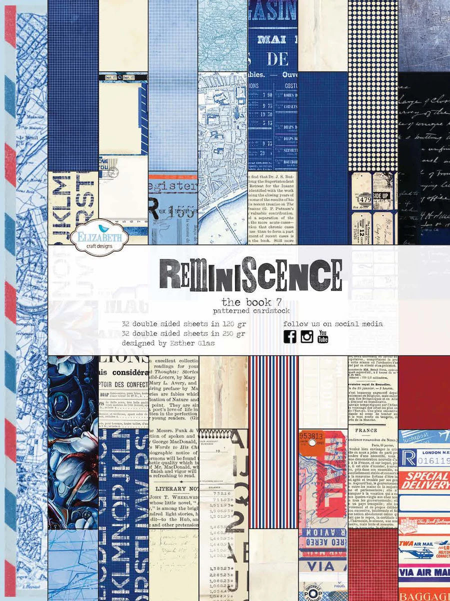 Elizabeth Craft Designs Reminiscence Paper - The Book 7